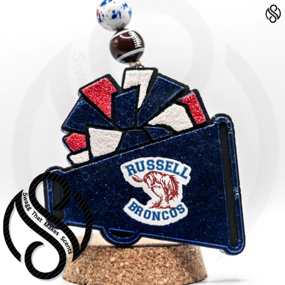 Cheer Horn Silicone Mold for Freshies/Resin | DIY Spirit Megaphone Mold - Picture 5 of 5